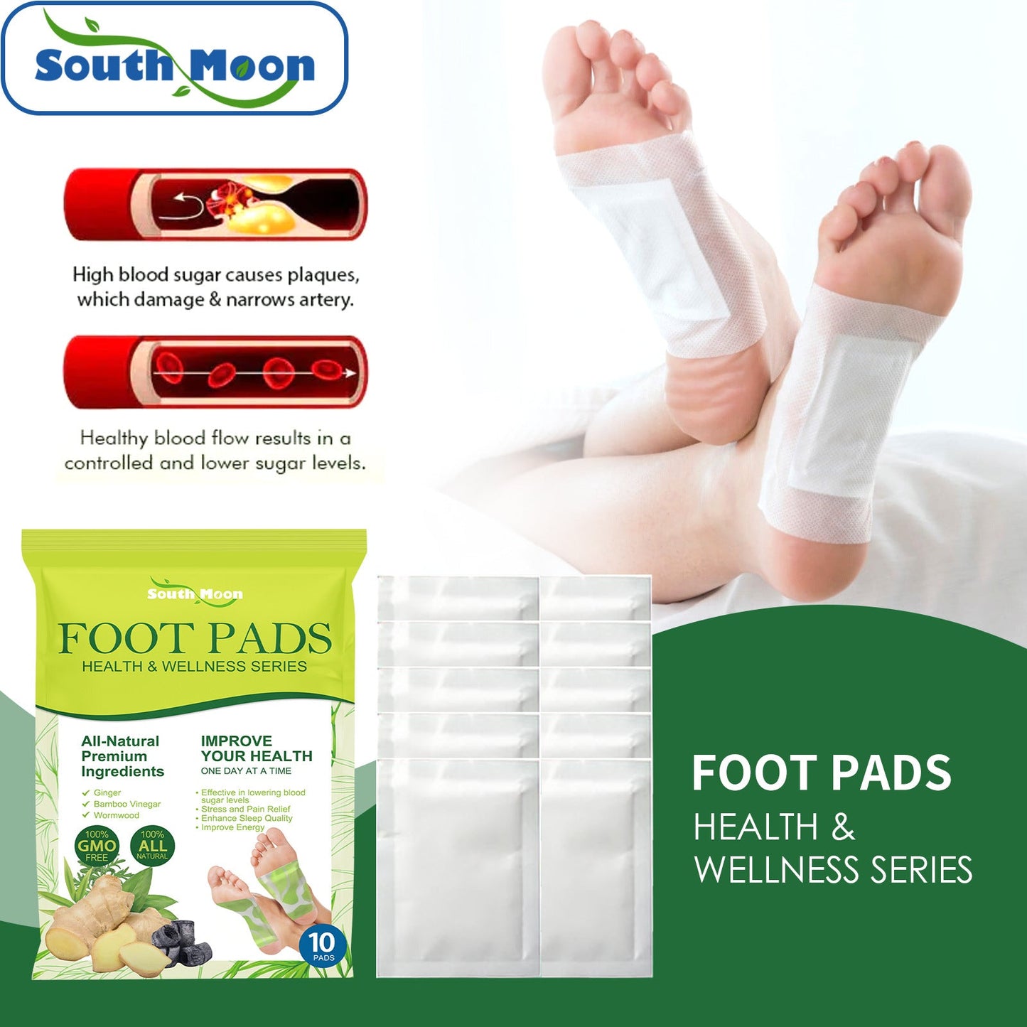 South Moon™ Blood Sugar Reducing Body Detox Footbed