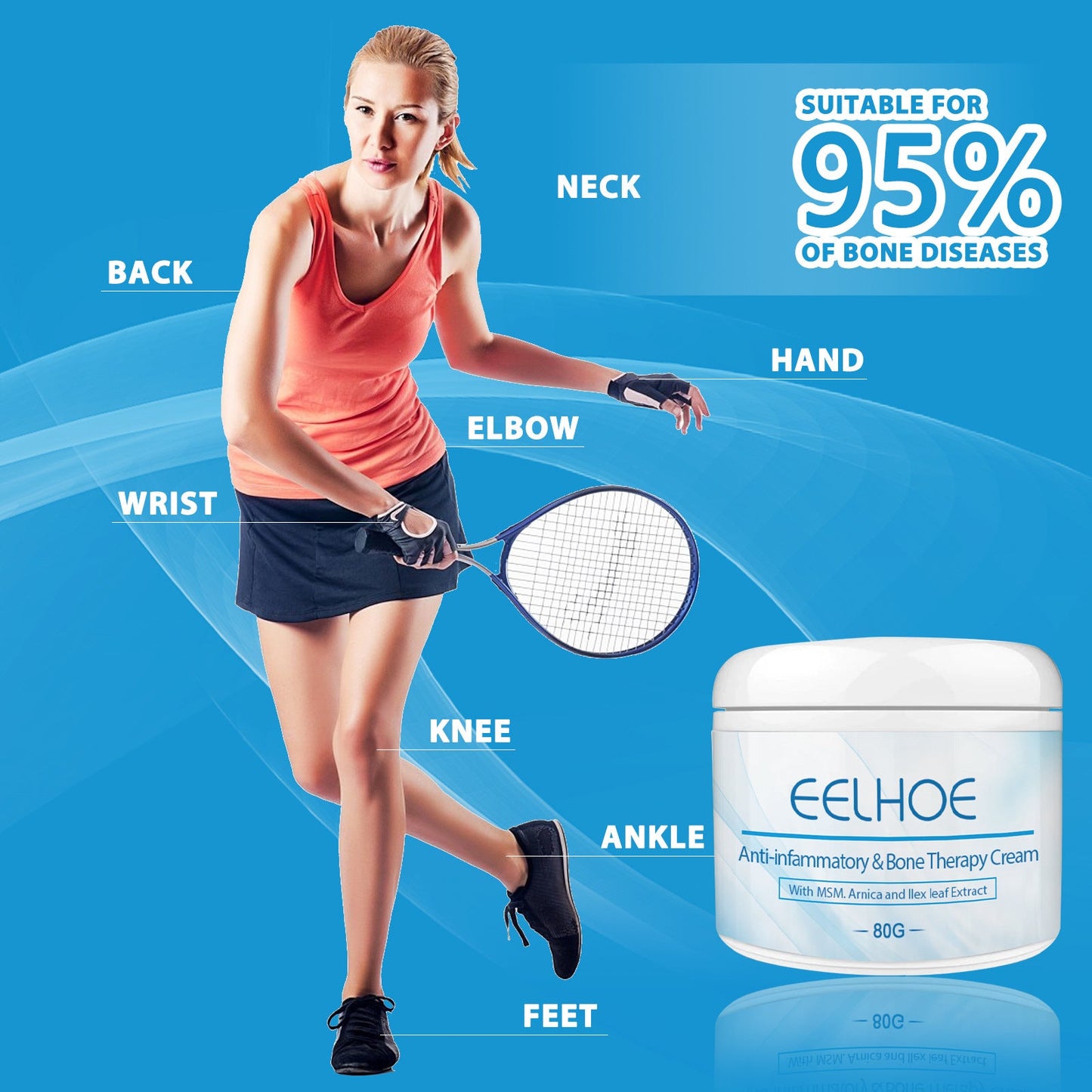 EELHOE™ Anti-Inflammatory & Joint & Bone Therapy Cream