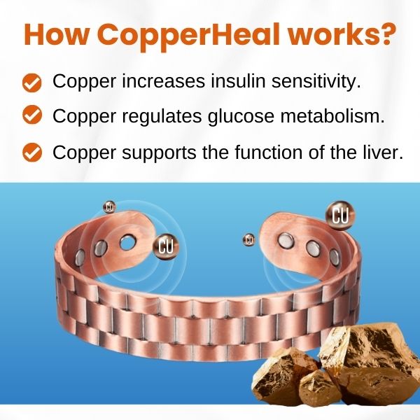 Oveallgo™ Copper Heal Sugar Down Therapeutic Bracelet