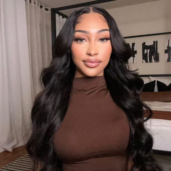 Body Wave Hair Wear & Go Glueless Wigs 7x5 Pre Cut HD Lace Closure Wigs With Pre Plucked Nautral Hairline