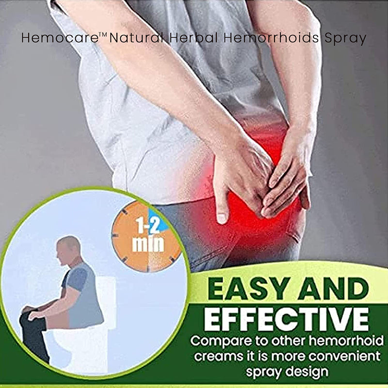 Hemocare™ Herbal Hemorrhoids Spray🔥Limited time discount Last 30 minutes🔥