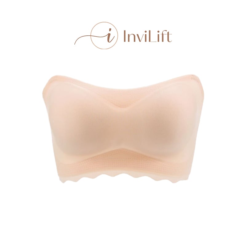 Plus size Sexy Strapless Invisible Push Up Bra