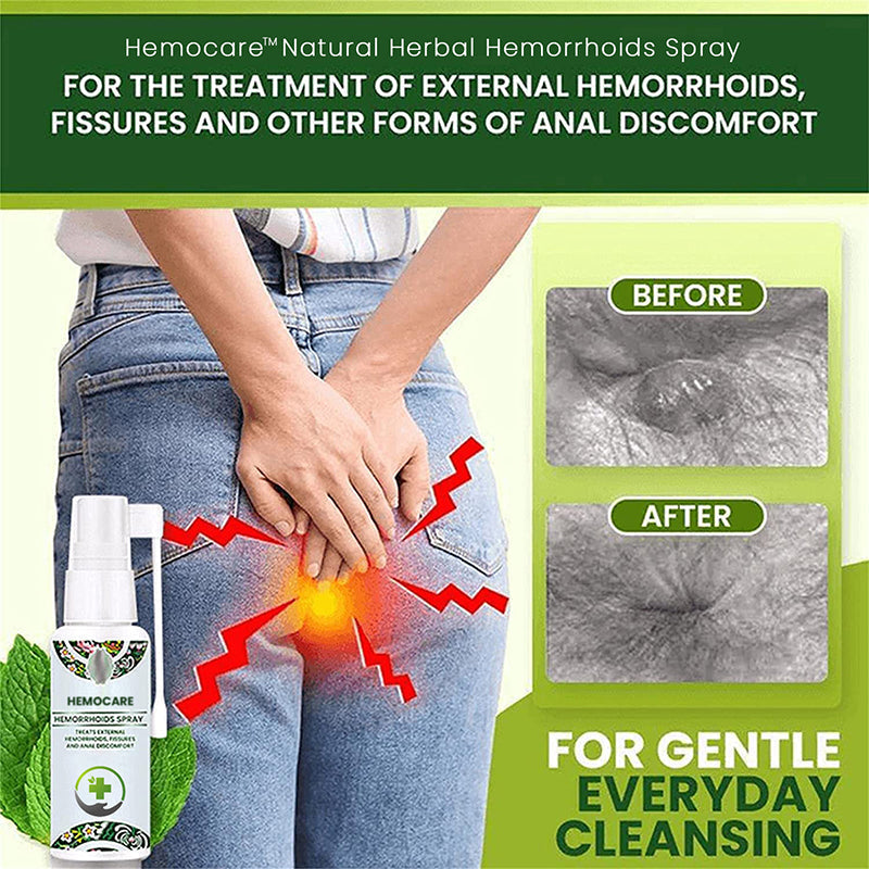 Hemocare™ Herbal Hemorrhoids Spray🔥Limited time discount Last 30 minutes🔥