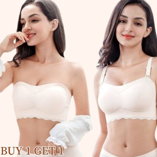 Plus size Sexy Strapless Invisible Push Up Bra