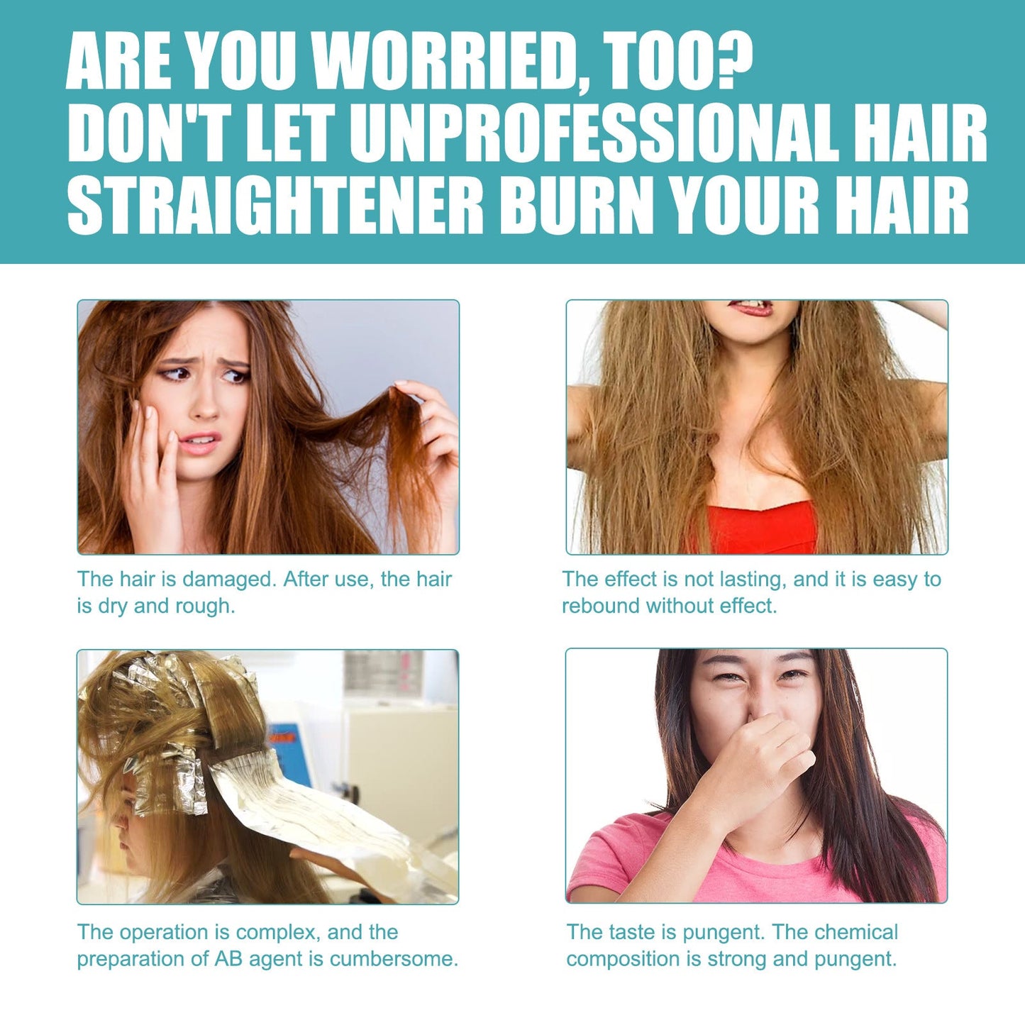🔥Buy 1 Get 1 Free - EELHOE® Silk & Gloss Hair Straightening Cream