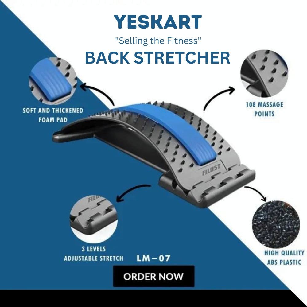 Multi-Level Lumbar Support Back Stretcher