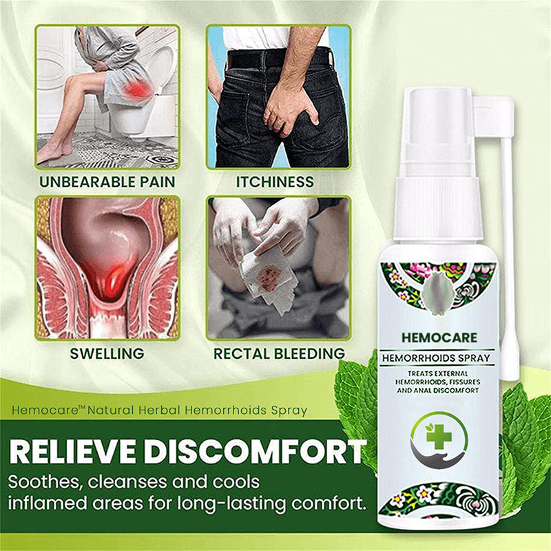 Hemocare™ Herbal Hemorrhoids Spray🔥Limited time discount Last 30 minutes🔥