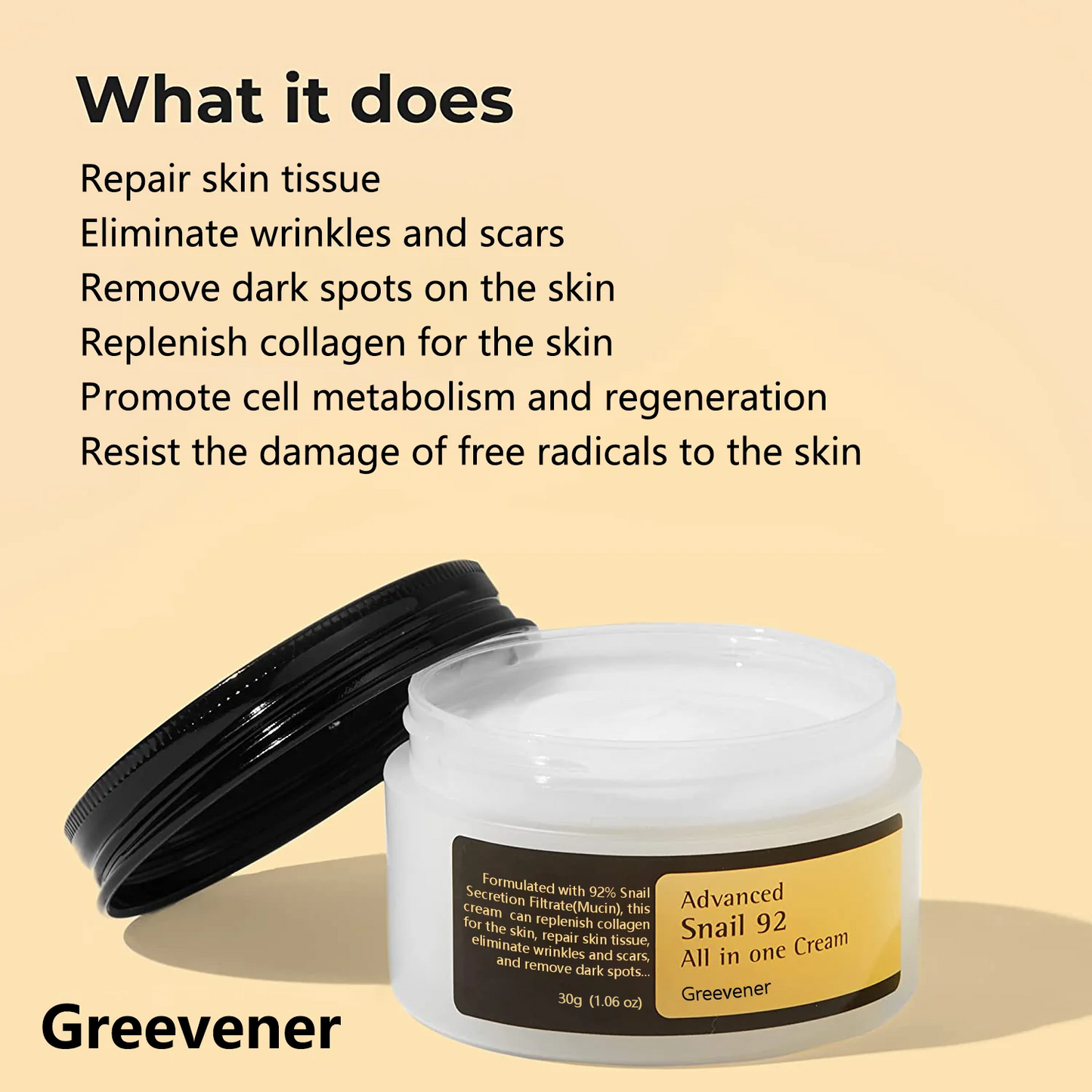 Greevener Korean Snail Collagen Lifting & Firming Cream(š„š„š„Limited time offer last 30 minutes)