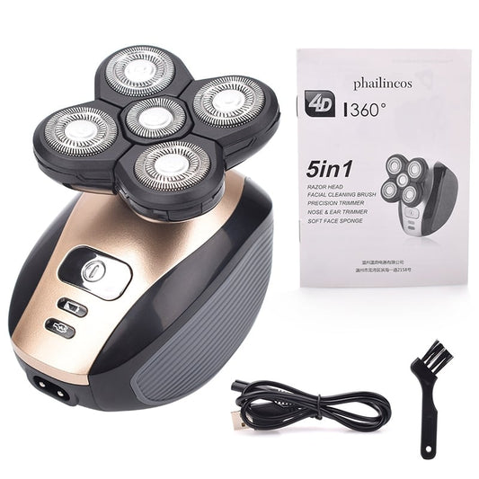 🔥Hot Sale- 49% OFF🔥 5 In 1 Multifunctional 4D Electric Shaver