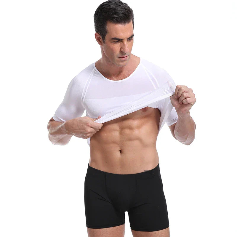 Men Body Toning Shaper T-Shirt
