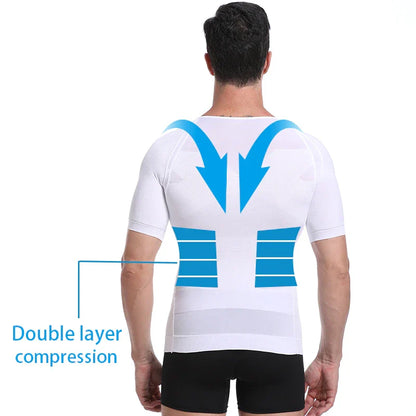 Men Body Toning Shaper T-Shirt
