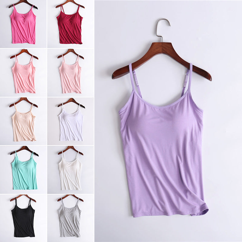 🔥Last Day 48% Off - Tank With Built-In Bra