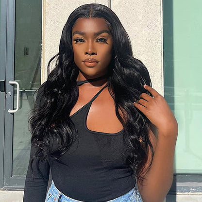 Body Wave Hair Wear & Go Glueless Wigs 7x5 Pre Cut HD Lace Closure Wigs With Pre Plucked Nautral Hairline