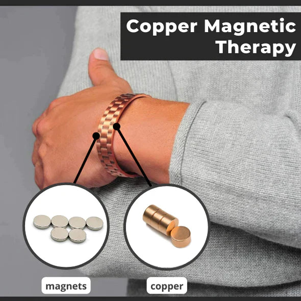 🔥 Menheal™ Pure Copper MagneticTherapy Bracelet