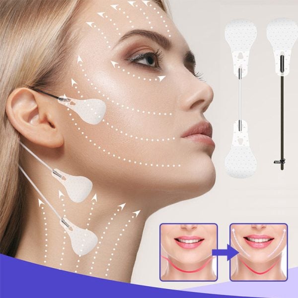 🔥(HOT SALE) Waterproof Invisible Face Lift Stickers Complete Kit