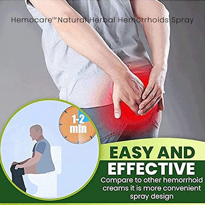 Hemocare™ Herbal Hemorrhoids Spray🔥Limited time discount Last 30 minutes🔥