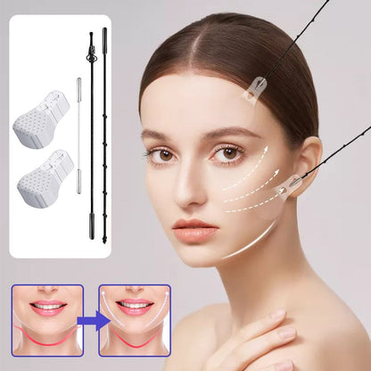 🔥(HOT SALE) Waterproof Invisible Face Lift Stickers Complete Kit