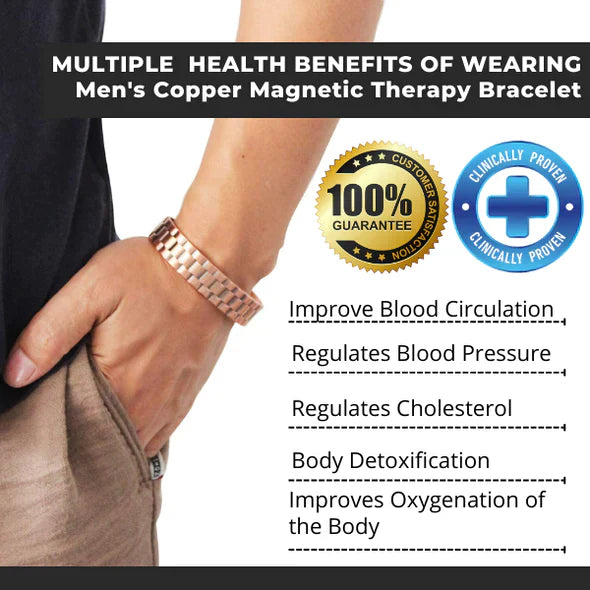 🔥 Menheal™ Pure Copper MagneticTherapy Bracelet