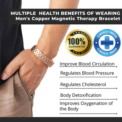 🔥 Menheal™ Pure Copper MagneticTherapy Bracelet