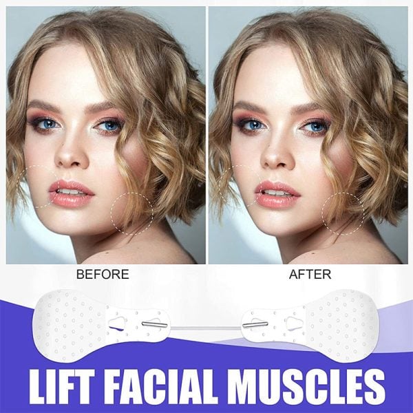 🔥(HOT SALE) Waterproof Invisible Face Lift Stickers Complete Kit