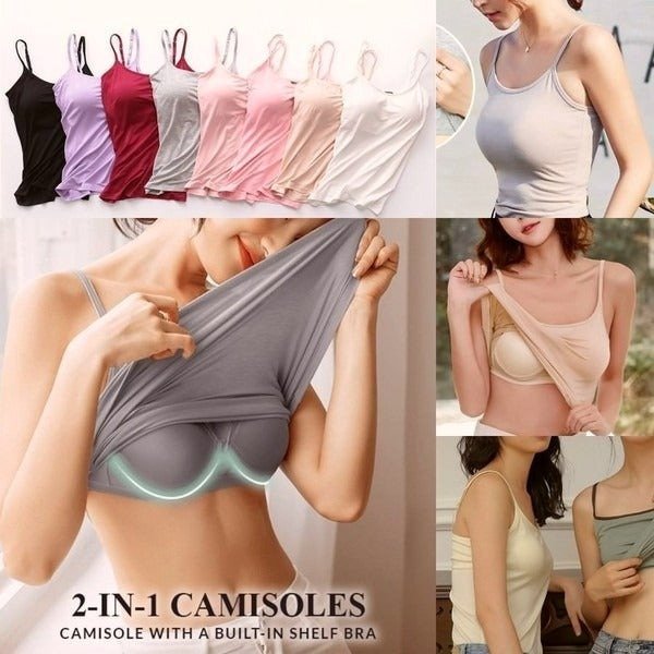 🔥Last Day 48% Off - Tank With Built-In Bra