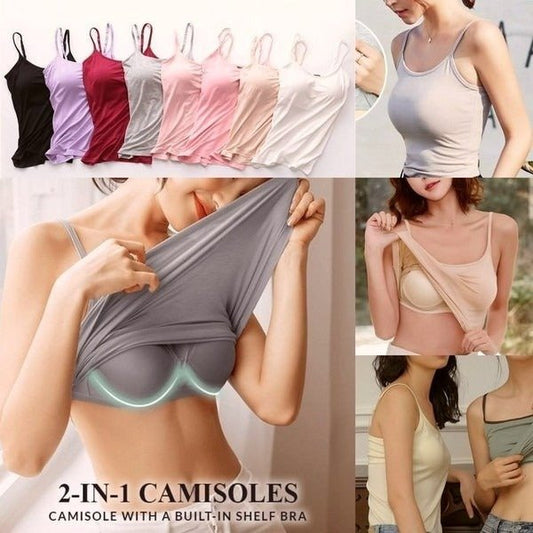 🔥Last Day 48% Off - Tank With Built-In Bra
