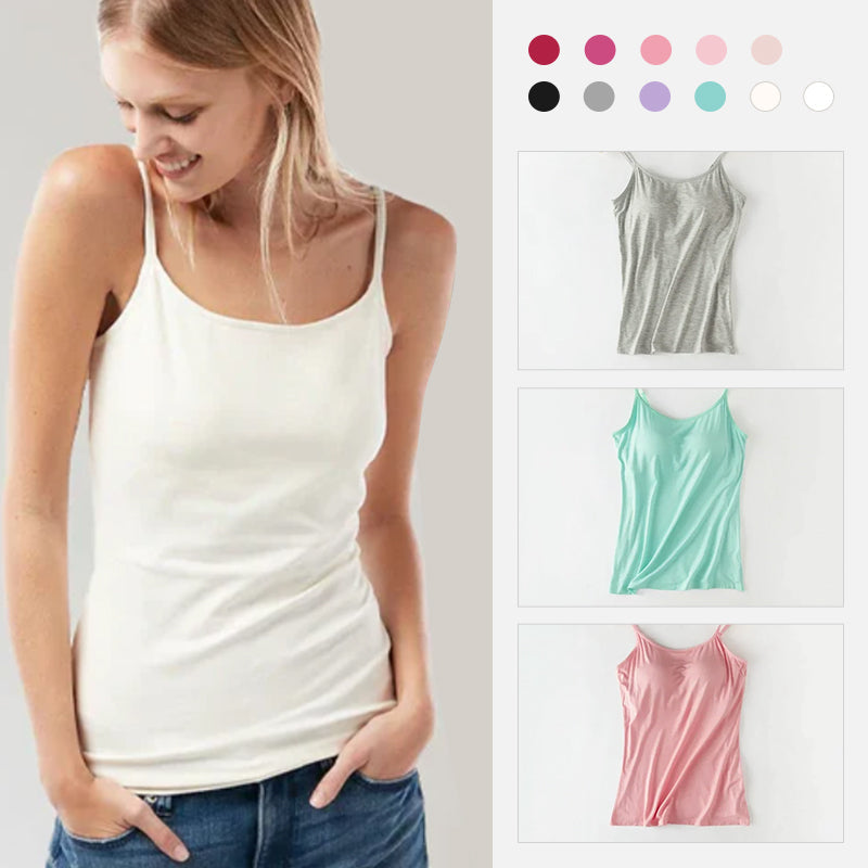 🔥Last Day 48% Off - Tank With Built-In Bra