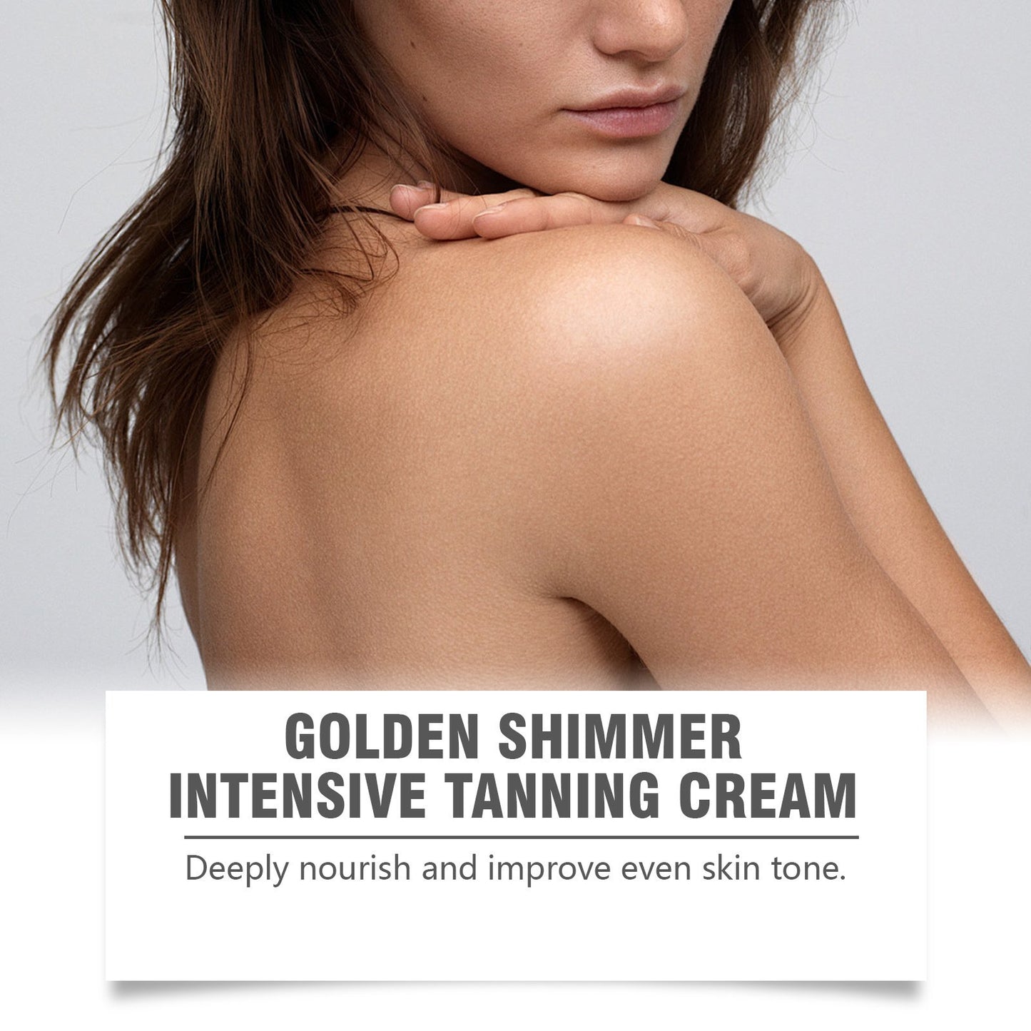 🔥2025 Summer Hot Sale- Gold Shimmer Intensive Tanning Gel | Browning & Bronzing Tan Accelerator | For Moisture & Hydration | 4 Oz