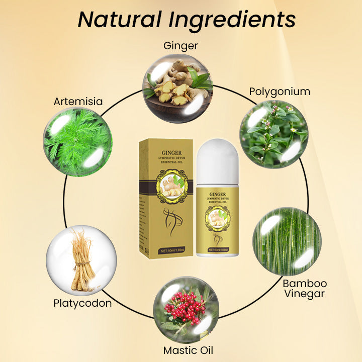 Lymphatic Detox RollOn Ginger Oil