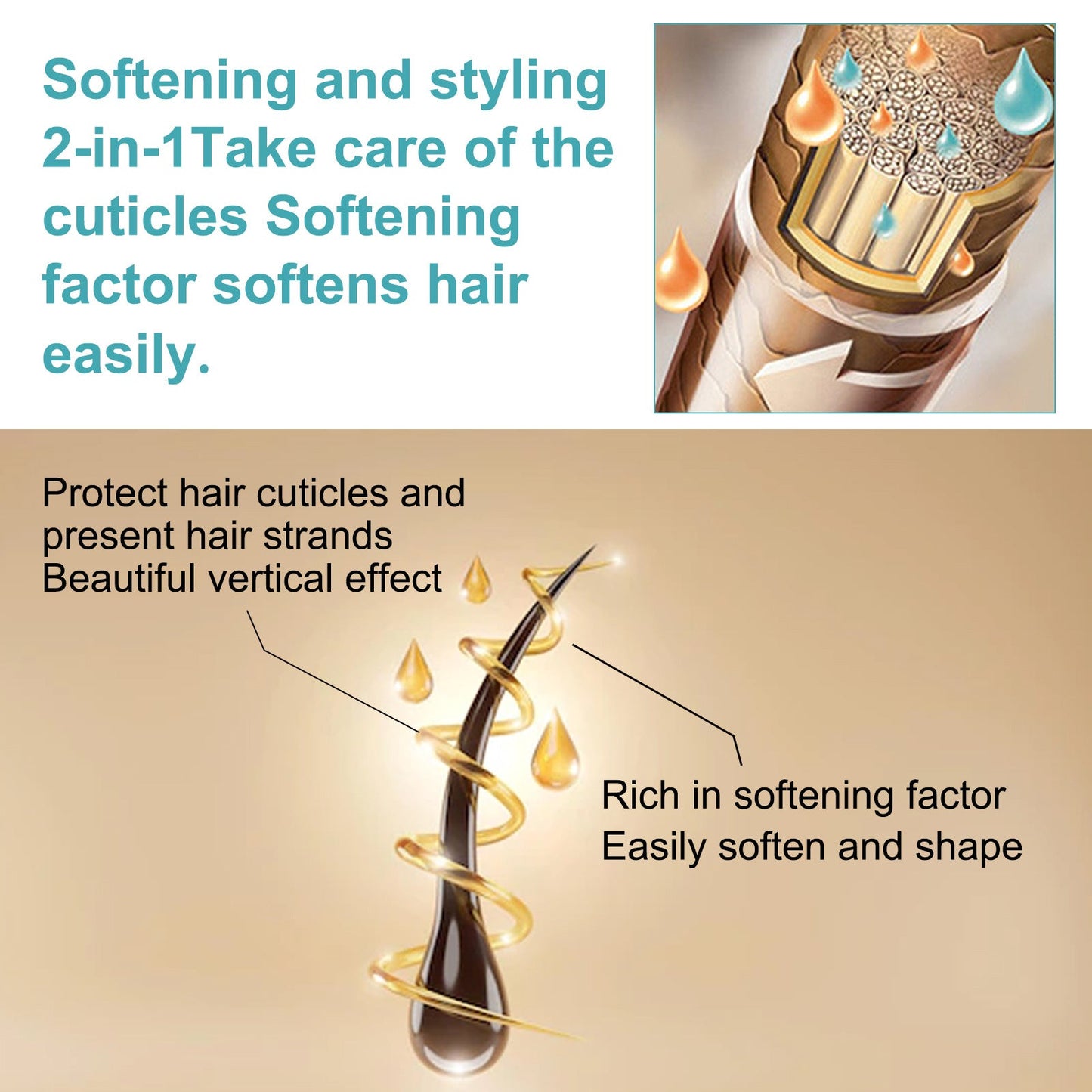 🔥Buy 1 Get 1 Free - EELHOE® Silk & Gloss Hair Straightening Cream