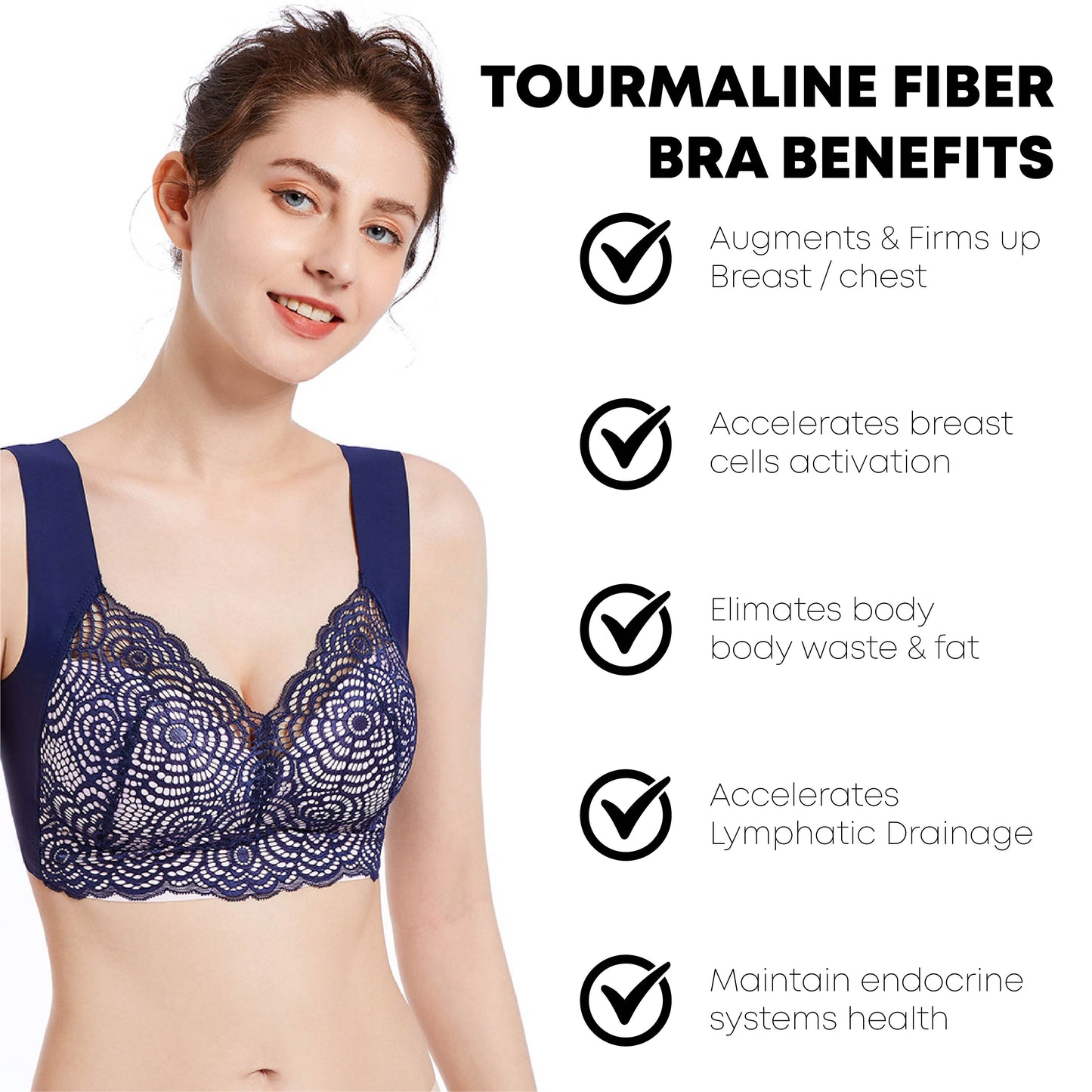 RicpindLymphCare TourmalineFiber Bra