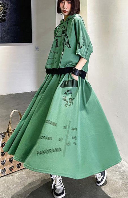 New Spring Explosion Street Guard Two Piece Skirt