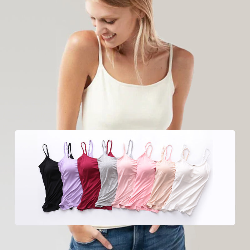 🔥Last Day 48% Off - Tank With Built-In Bra