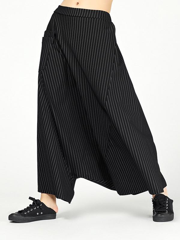 Super Loose Stripe Harem Pants